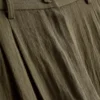 Strukturierte, locker sitzende Hose mit mittlerer Leibhöhe