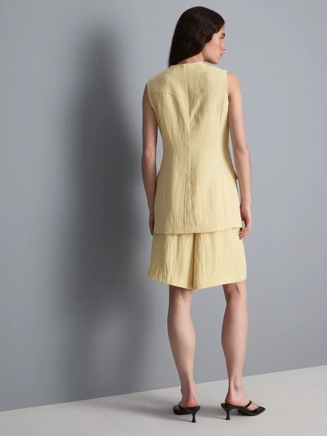 Strukturierte Longline-Weste
