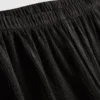 Strukturierte Satin-Hose mit geradem Bein