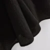 Strukturierte Satin-Hose mit geradem Bein