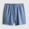 Strukturierte Schlafanzug-Shorts mit Kordelzug