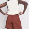 Strukturierte Shorts mit Kordelzug