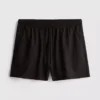 Strukturierte Shorts mit Kordelzug