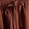 Strukturierte Shorts mit Kordelzug