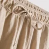 Strukturierte Shorts mit Kordelzug
