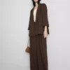 Strukturierter Blazer mit fallendem Revers