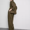 Strukturierter Blazer mit fallendem Revers