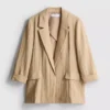 Strukturierter Blazer mit fallendem Revers