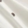 Strukturiertes Halterneck-Top mit Knopfleiste