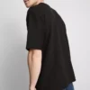 Strukturiertes, kastenförmiges T-Shirt