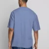 Strukturiertes, kastenförmiges T-Shirt