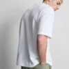 Strukturiertes, kastenförmiges T-Shirt