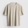 Strukturiertes, kastenförmiges T-Shirt