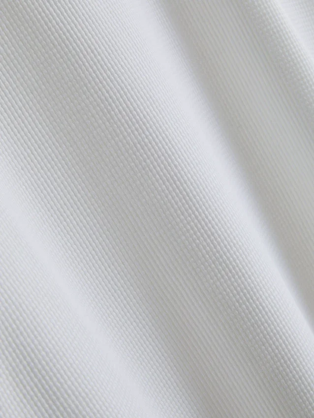 Strukturiertes, kastenförmiges T-Shirt