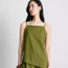 Strukturiertes Longline-Cami-Top