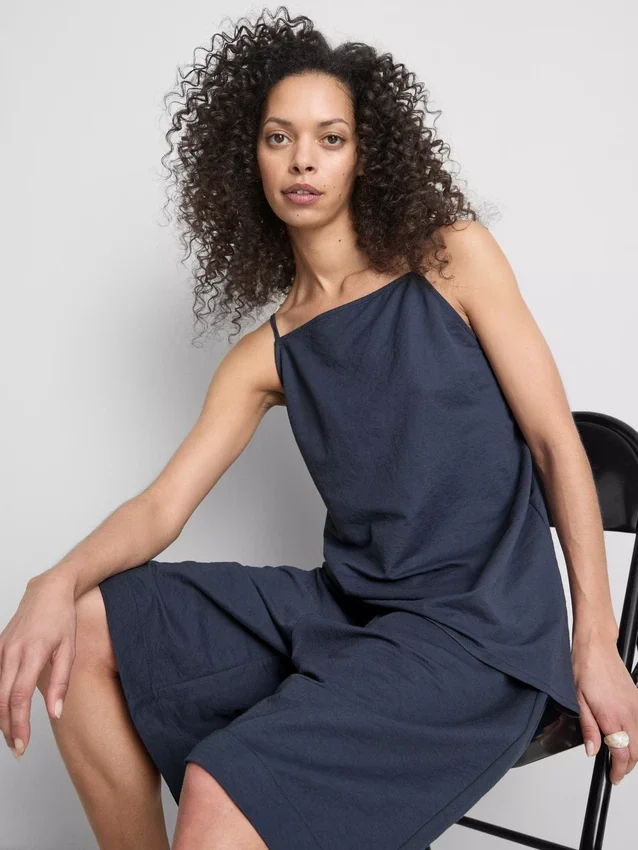 Strukturiertes Longline-Cami-Top