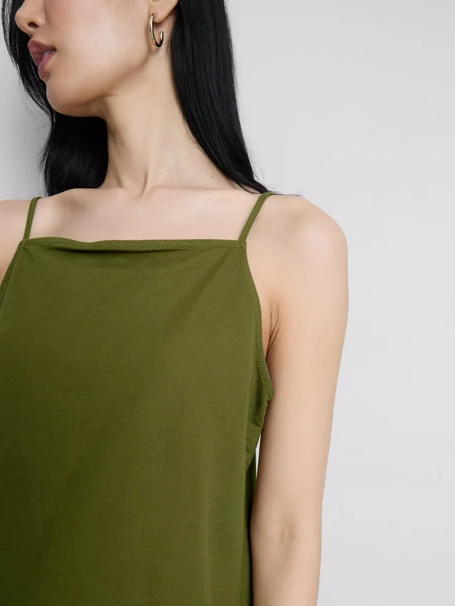 Strukturiertes Longline-Cami-Top
