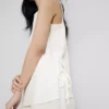 Strukturiertes Tanktop mit seitlichen Bändern
