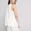 Strukturiertes Tanktop mit seitlichen Bändern