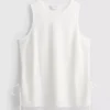 Strukturiertes Tanktop mit seitlichen Bändern
