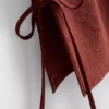 Strukturiertes Tanktop mit seitlichen Bändern