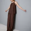 Strukturiertes Trapez-Top mit Neckholder