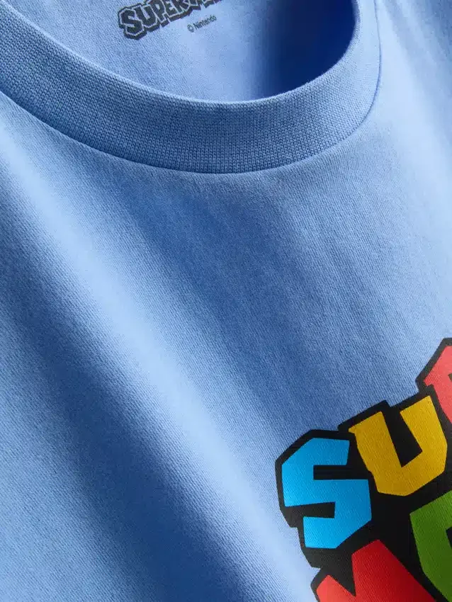 Super-Mario-Hemd aus Baumwolle mit Grafikdruck