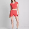 Superweiches Crop-Top mit U-Ausschnitt