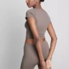 Superweiches Crop-Top mit U-Ausschnitt
