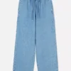 Sweathosen-Jeans mit mittlerer Leibhöhe