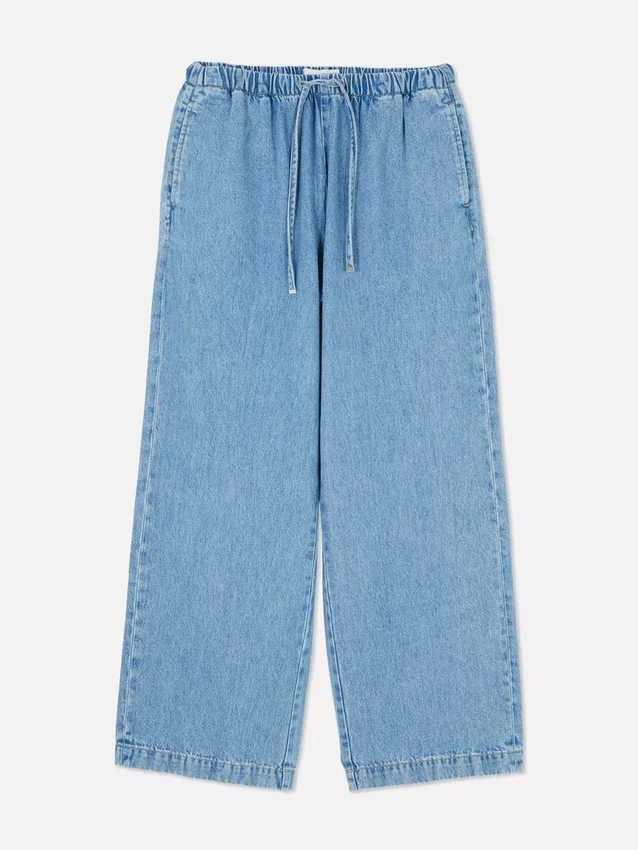 Sweathosen-Jeans mit mittlerer Leibhöhe