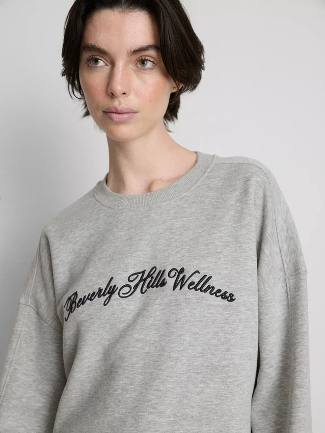 Sweatshirt «Beverly Hills» mit hohem Baumwollanteil