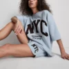 Sweatshirt mit Drop-Sleeves aus baumwollreicher NYC-Kollektion