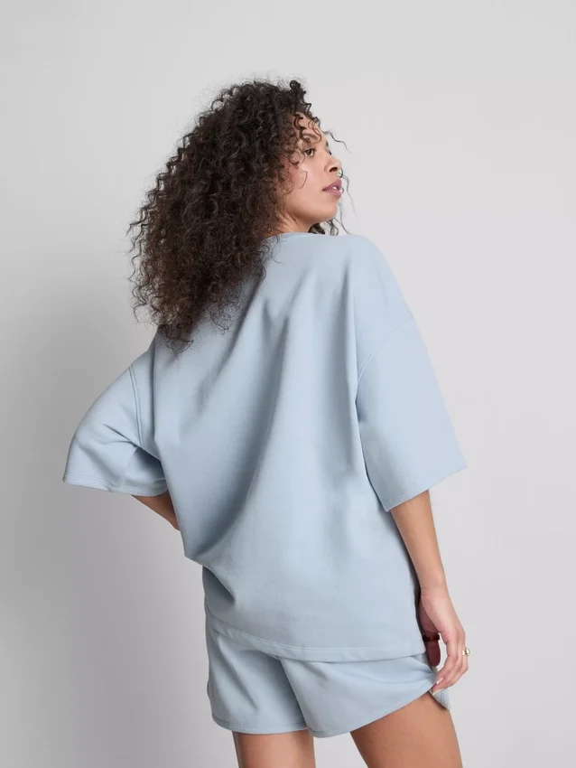 Sweatshirt mit Drop-Sleeves aus baumwollreicher NYC-Kollektion