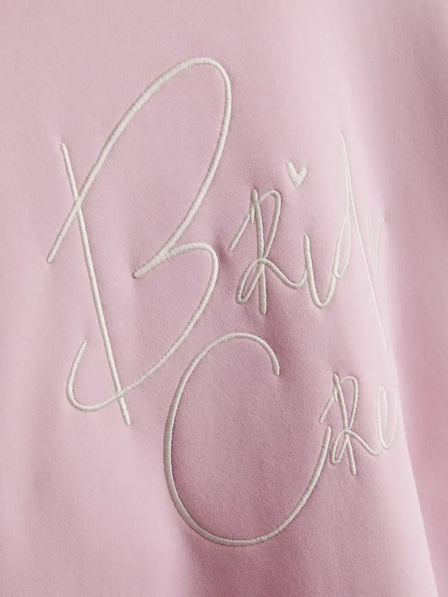 Sweatshirt mit Slogan für die Brautgesellschaft