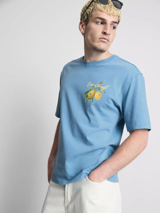 T-Shirt mit Amalfi-Zitronen-Motiv