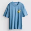 T-Shirt mit Amalfi-Zitronen-Motiv