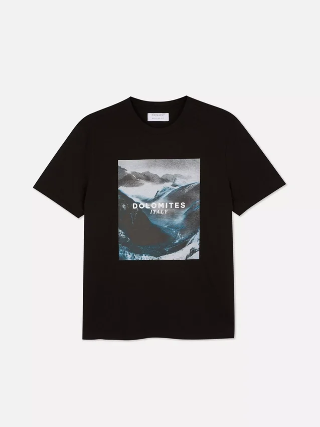 T-Shirt mit Dolomiten-Print