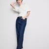 T-Shirt mit Empire-Taille