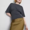 T-Shirt mit Empire-Taille