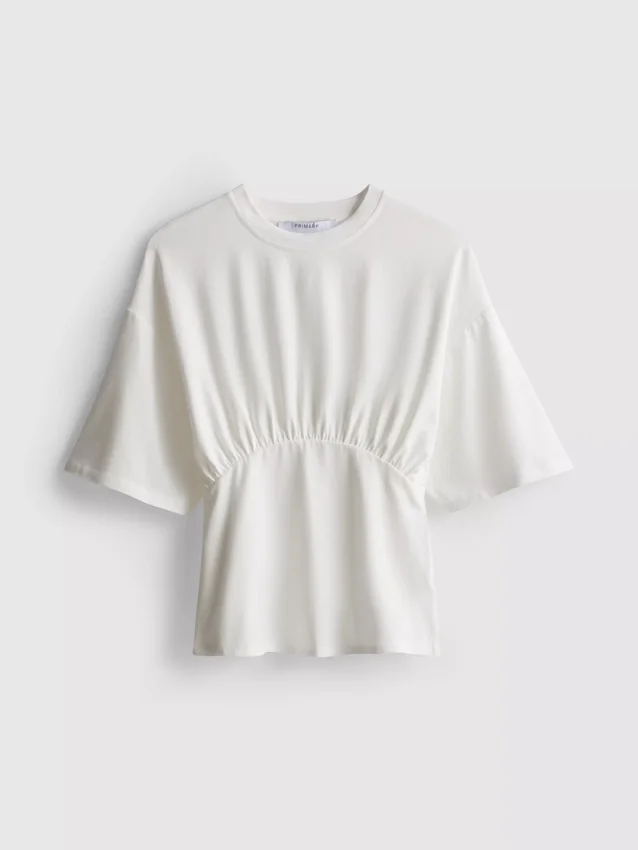 T-Shirt mit Empire-Taille