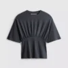 T-Shirt mit Empire-Taille