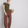 T-Shirt mit eng anliegenden Flügelärmeln