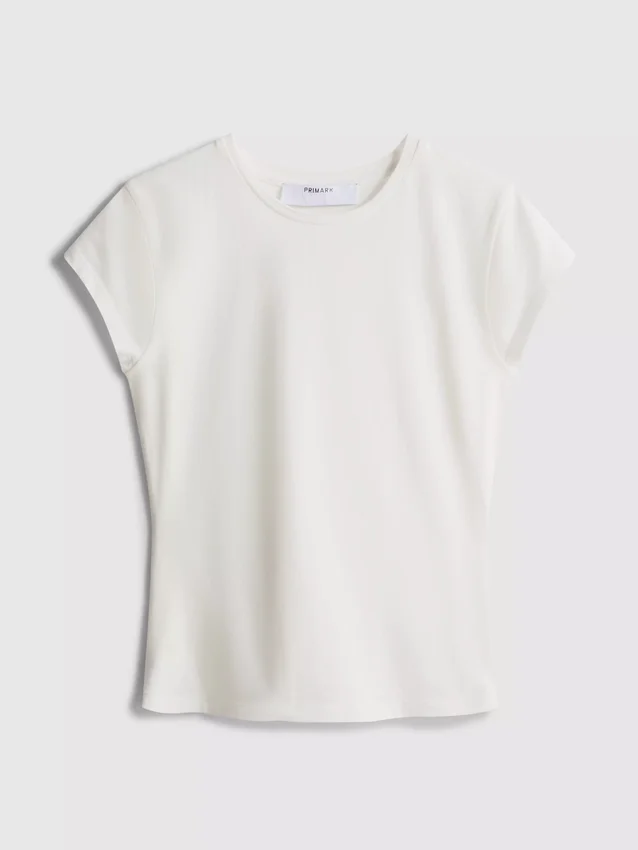 T-Shirt mit eng anliegenden Flügelärmeln