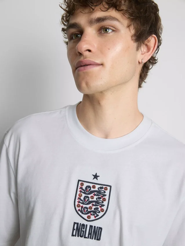 T-Shirt mit England-Wappen