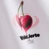 T-Shirt mit Kirschmotiv