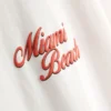 T-Shirt mit Miami-Beach-Motiv