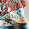 T-Shirt mit Miami-Beach-Motiv