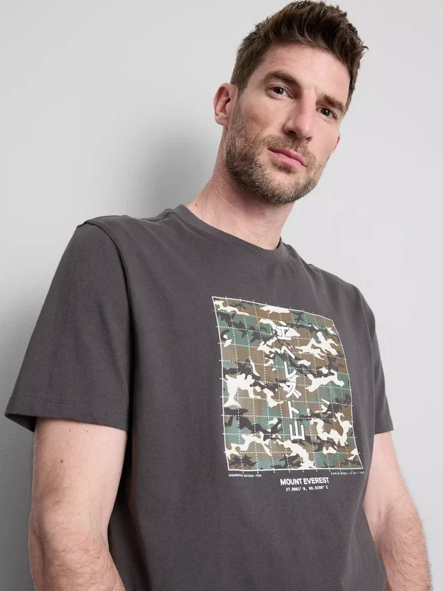 T-Shirt mit Mount-Everest-Motiv