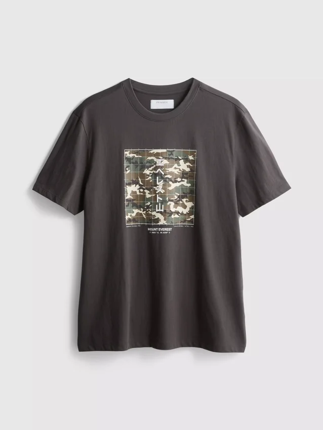 T-Shirt mit Mount-Everest-Motiv